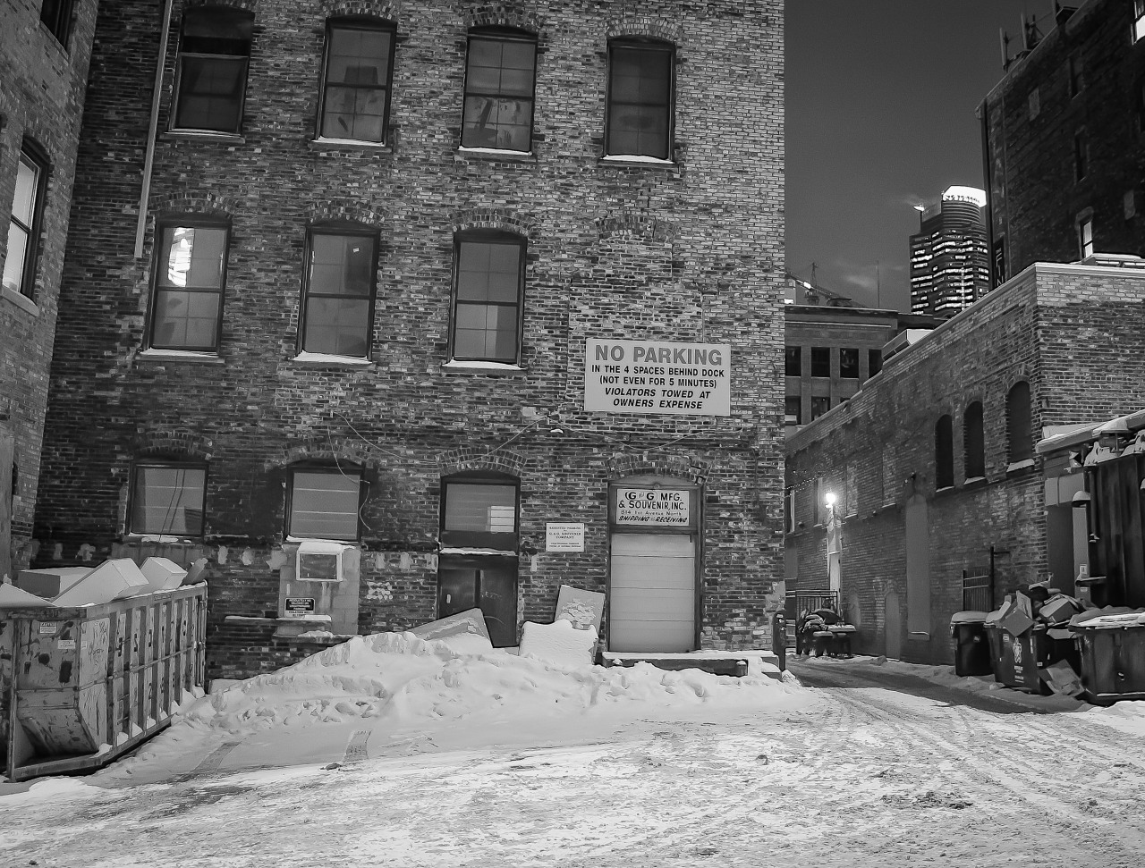 Cold Minneapolis Winter Night