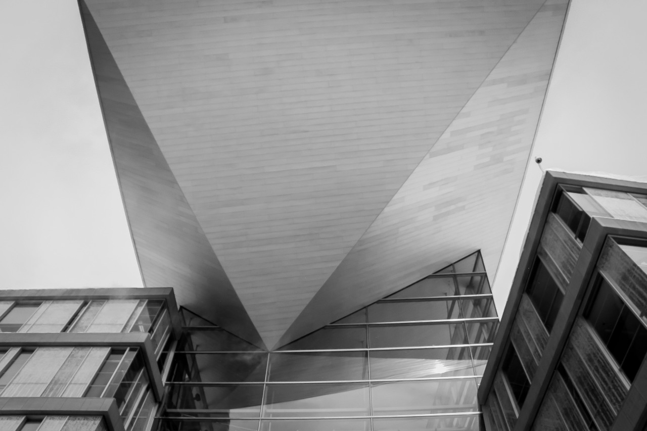 Looking up at the Hennepin County Library