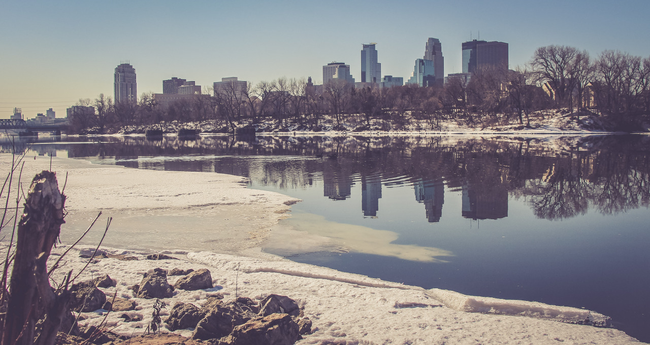Spring on the Mississippi River