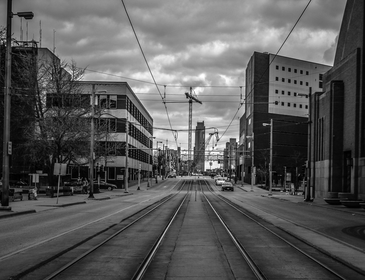 5th street light rail tracks.