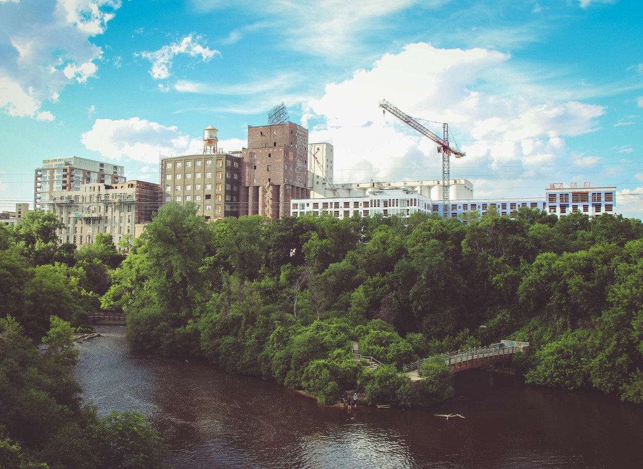 A bright sunshine-y day.