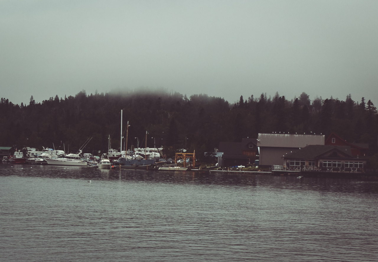 Grand Marais harbor. Grand Marais