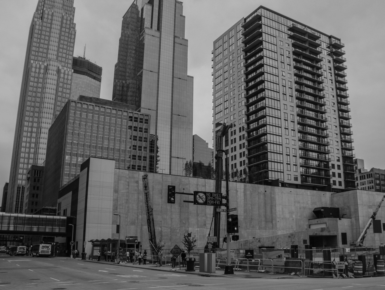 Downtown construction