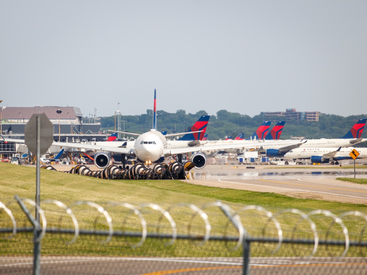 Delta Airbus A330 leaving the gate