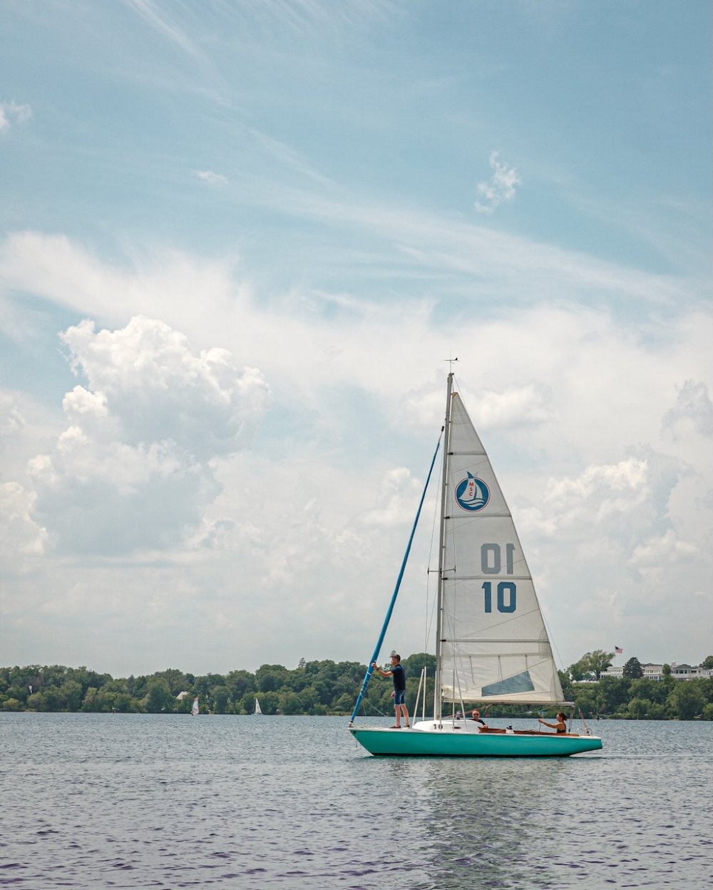 Sailboad on Bde Maka Ska - Minneapolis