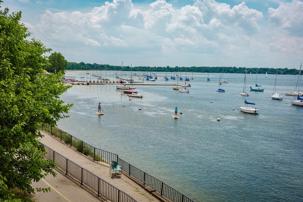Paddle boarders - Bde Maka Ska - Minneapolis