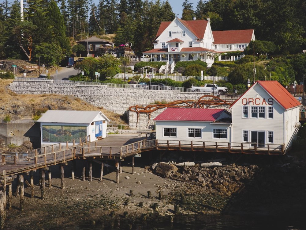 Orcas Hotel & Orcas Ferry Building - Orcas Island, Washington