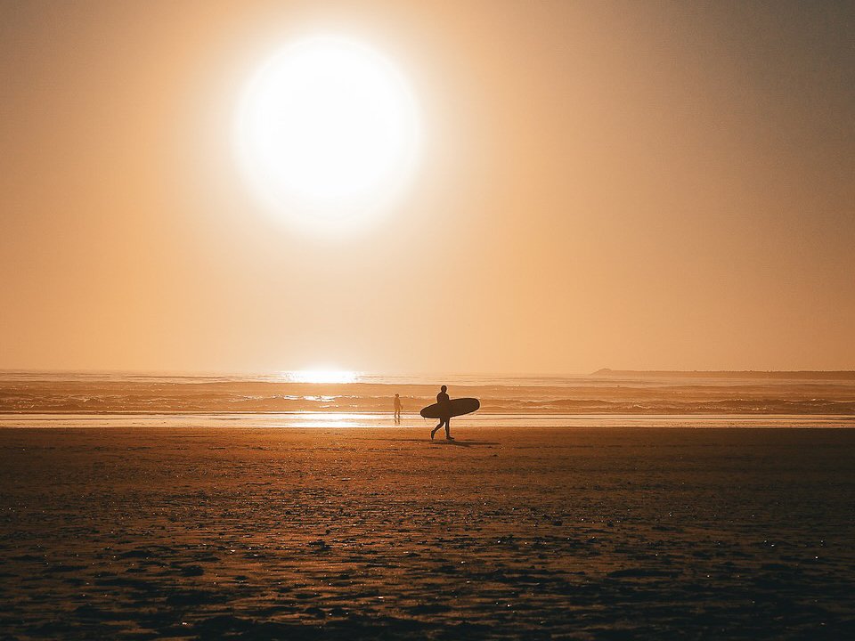 Sunset Surfer - Washington