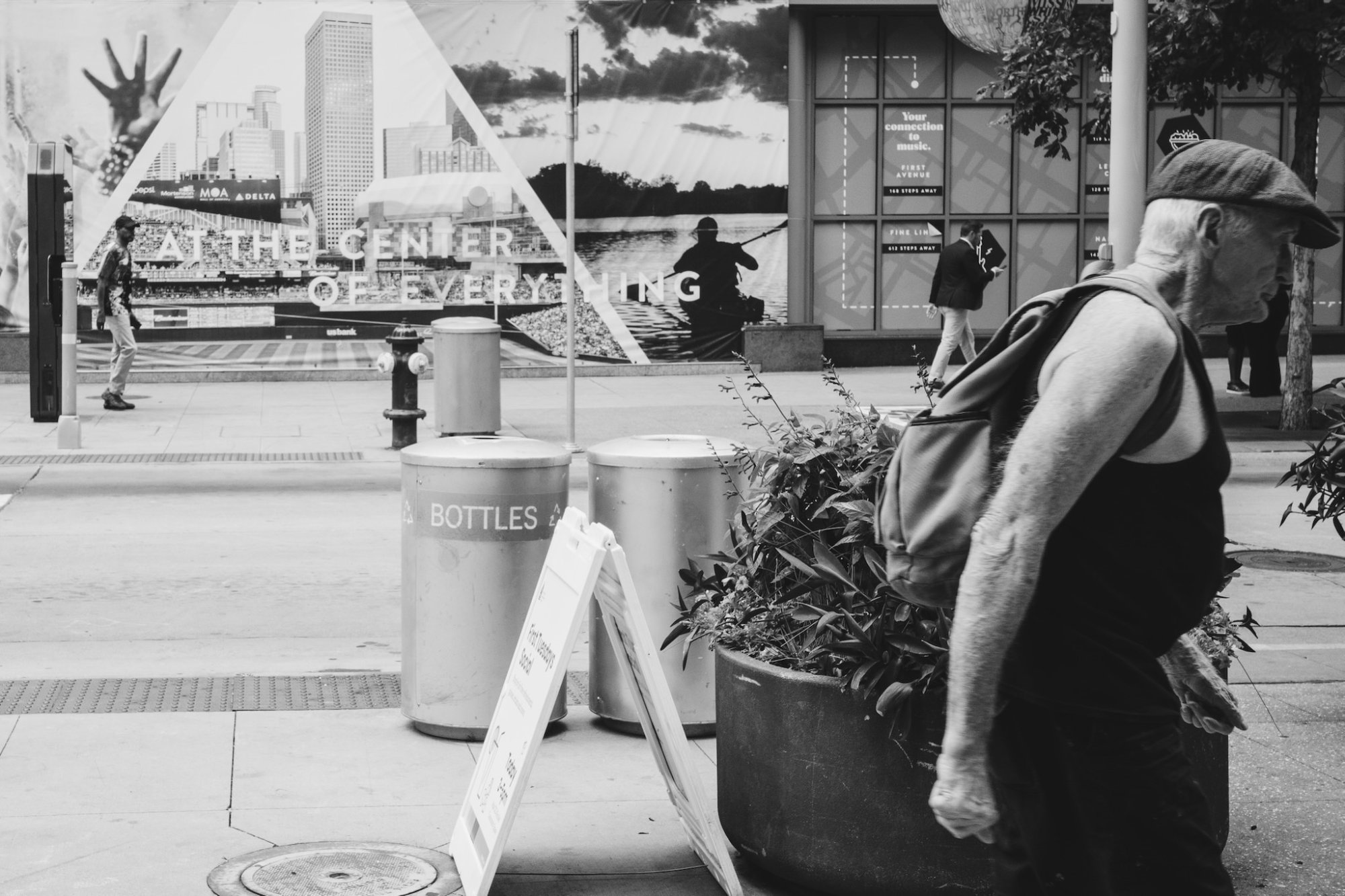 At the center of everything - Nicollet Mall - Minneapolis