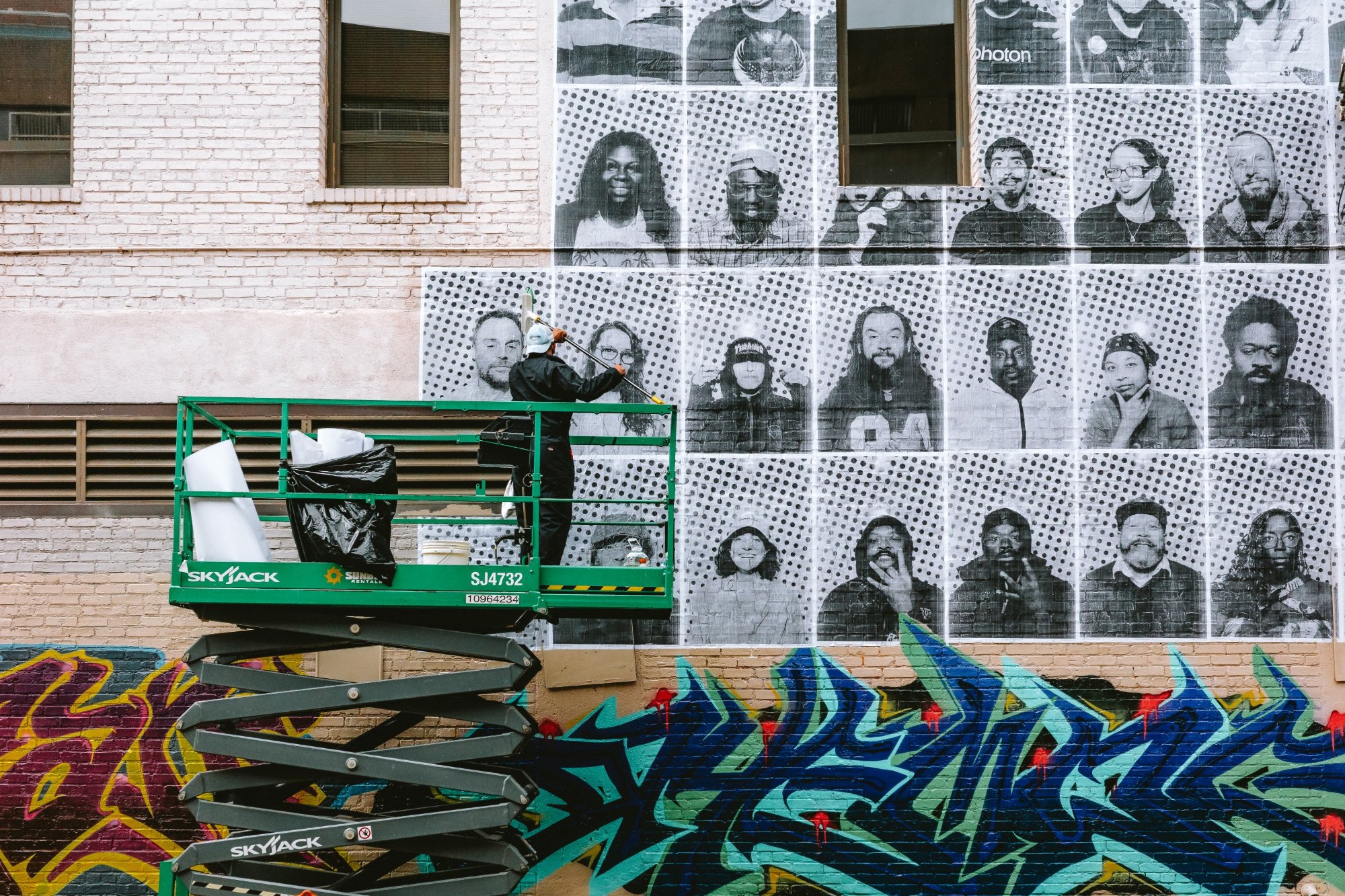 Flickr photo wall - Flickr MODE Festival - downtown Minneapolis