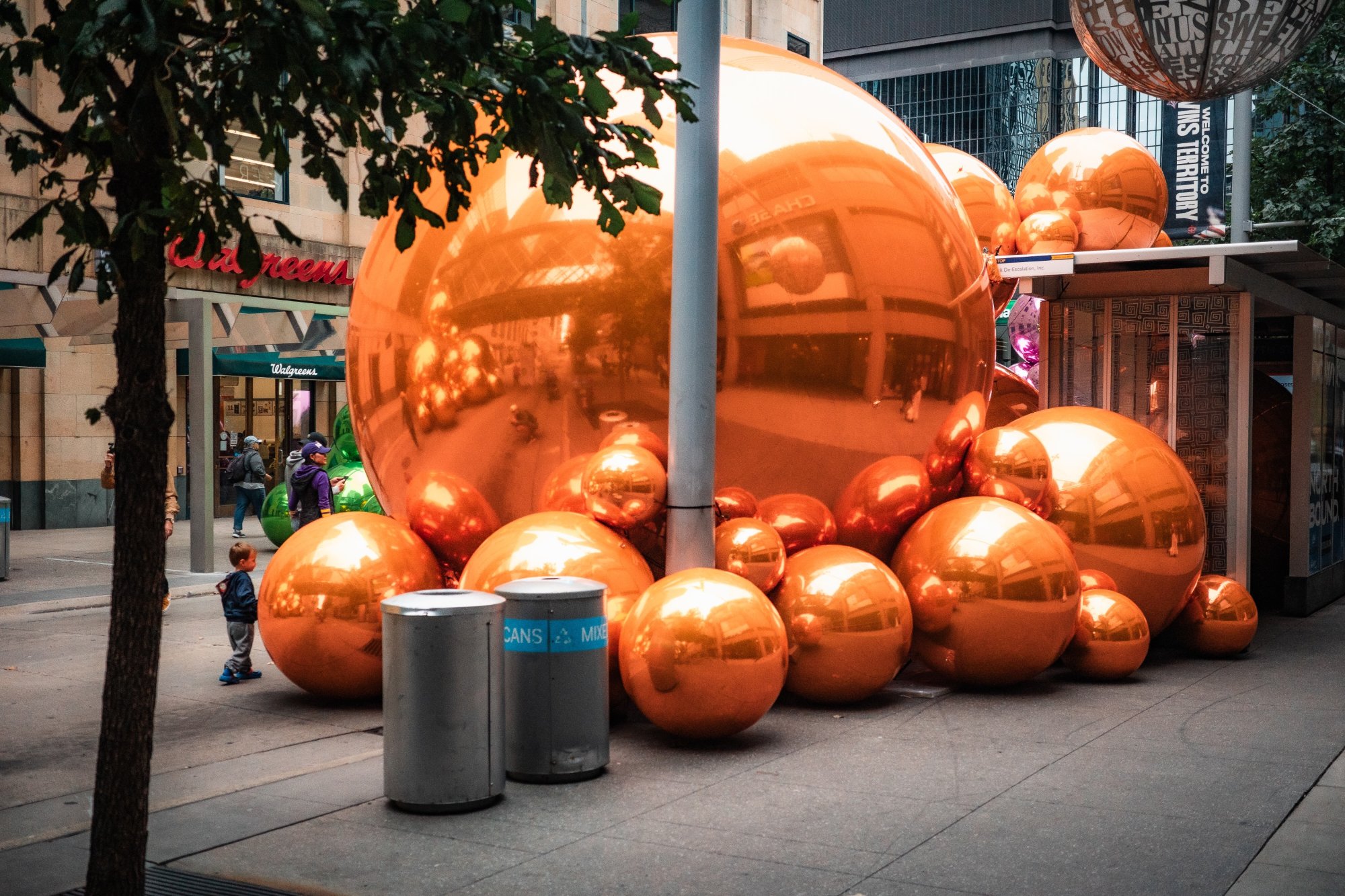 Orange Balls - Flickr MODE Festival - downtown Minneapolis